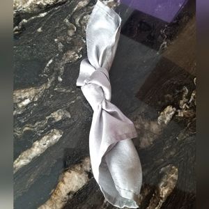 Silver Grey Silk-Look Cloth Napkins